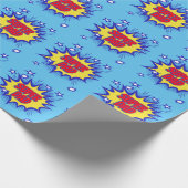 父の日スーパーダッドパパ ラッピングペーパー (角)