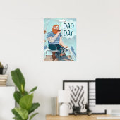 父の日スーパーヒーローセーラー ポスター (ホームオフィス)