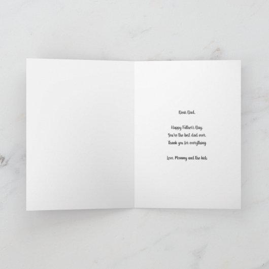 父の日ソーシャルメディアInstagramプロフィール写真 シーズンカード (内部)