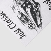 父の日タイポグラフィーデザイン Just Classic Car 薄葉紙 (詳細)