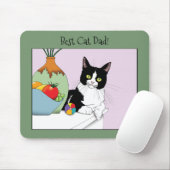 父の日タキシード猫 マウスパッド (マウス)