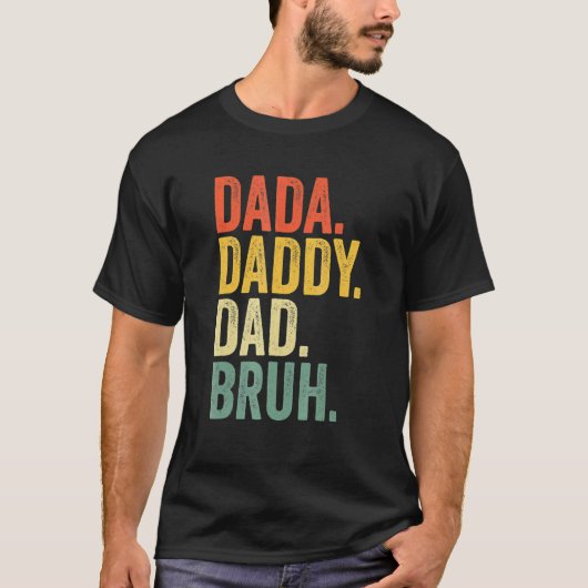父の日ダダディパパブラ Tシャツ (正面)