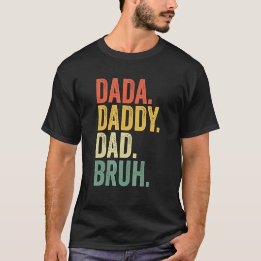 父の日ダダディパパブラ Tシャツ (正面)