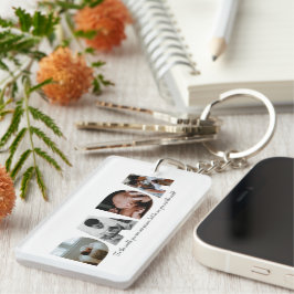 父の日ダダ写真コラージギフト キーホルダー