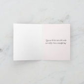 父の日ダックスシュントのカード カード (内部)