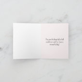 父の日ダックスシュントのカード カード (内部)