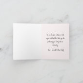 父の日ダックスシュントのカード カード (内部)