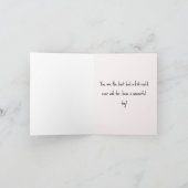 父の日ダックスシュントのカード カード (内部)