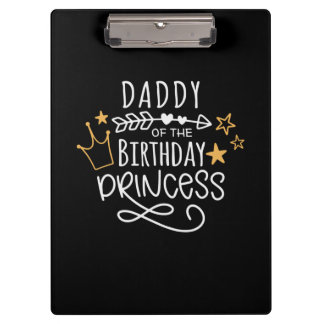 父の日ダディーオブザ誕生日プリンセス クリップボード