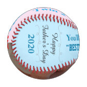 父の日ツインボーイ青ピンクの写真野球 野球ボール (正面左)