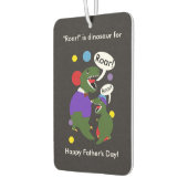 父の日ティラオサウルスのレックスカワイオパーソナライズ カーエアーフレッシュナー (左)