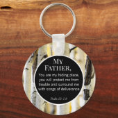 父の日テーマ教会バイブル聖句キーチェーン キーホルダー (正面)