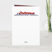 父の日トラクターカード：画像を追加する カード (裏面)