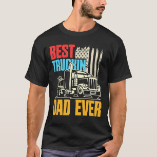 父の日トラック運転手トラック最高のカー・トラックD Tシャツ
