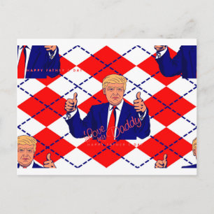 父の日ドナルド・トランプ ポストカード