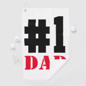 父の日ナンバー1パパ ゴルフタオル (インサイチュ)