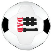 父の日ナンバー1パパ サッカーボール (回転)