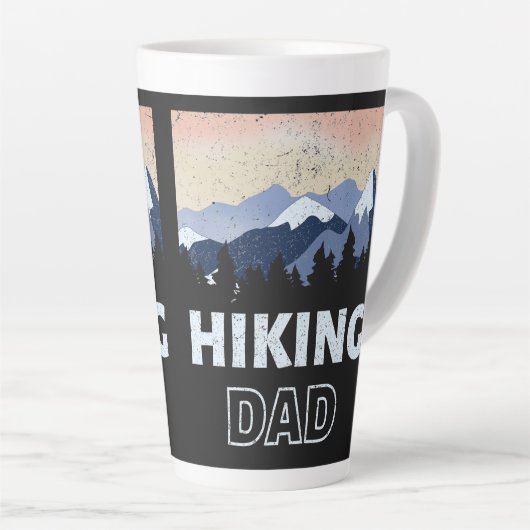 父の日ハイキングパパ カフェラテマグ (右アングル)