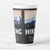 父の日ハイキングパパ カフェラテマグ (正面)