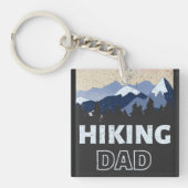 父の日ハイキングパパ キーホルダー (正面)