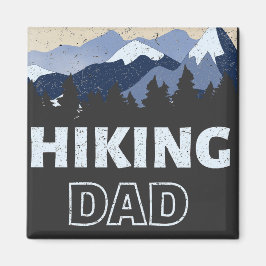 父の日ハイキングパパ マグネット