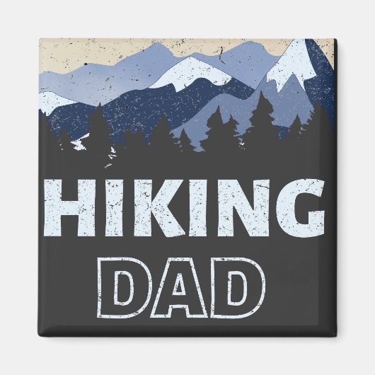 父の日ハイキングパパ マグネット (正面)