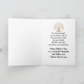 父の日ハッピーファーザー強い保護愛 カード (内部)