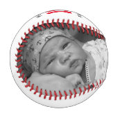 父の日ハッピーファーストカスタム2写真 野球ボール (正面左)