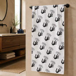 父の日ハンドプリントバスタオル バスタオル