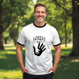 父の日ハンドプリントTシャツ Tシャツ