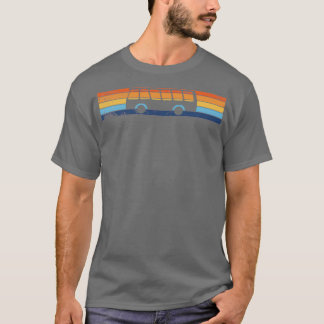 父の日バスドライバーのヴィンテージロゴ Tシャツ
