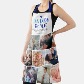 父の日パパと私の写真コラージュ エプロン (インサイチュ)