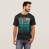 父の日パパのギフト男の神話の悪い私 Tシャツ (正面フル)