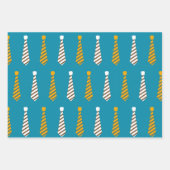 父の日パパの温かいセット ラッピングペーパーシート (正面2)