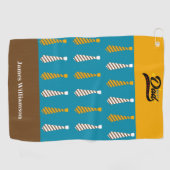 父の日パパの絆の名カスタマイズ前 ゴルフタオル (横)