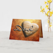 父の日パパハート宝物札 カード (黄色い花)