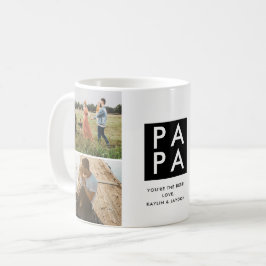 父の日パパフォトコラージュコーヒーマグ コーヒーマグカップ
