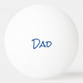 父の日パパブルー 卓球ボール (裏面)