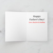 父の日パパワールド最高のズ・ビール応援 シーズンカード (内部)