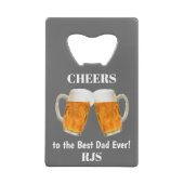 父の日パパワールド最高のズ・モノグラム クレジットカード栓抜き (裏面)