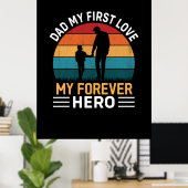 父の日パパ私の初恋 ポスター (ホームオフィス)