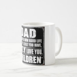 父の日パパ贈り物から娘の息子マグギフト コーヒーマグカップ