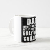 父の日パパ贈り物から娘の息子マグギフト コーヒーマグカップ (正面左)