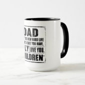 父の日パパ贈り物 – 娘婿の妻おもしろい マグカップ (正面右)