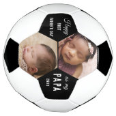 父の日パパ2フォトコラージュのじいちゃん サッカーボール (回転)