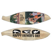 父の日パパ2写真最高のパパEver バスケットボール (パネル)