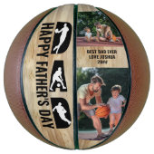 父の日パパ2写真最高のパパEver バスケットボール (縦)