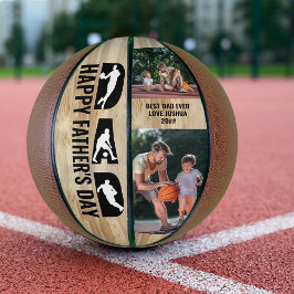 父の日パパ2写真最高のパパEver バスケットボール