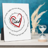 父の日パパ フォトプラーク (側面)