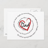 父の日パパ ポストカード (正面/裏面)